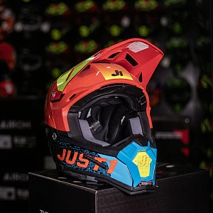 Шлем кроссовый JUST1 J22 Carbon Adrenaline