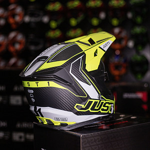 Шлем кроссовый JUST1 J22 Carbon Fluo