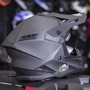 Шлем кроссовый AiM RH855 Carbon 3K