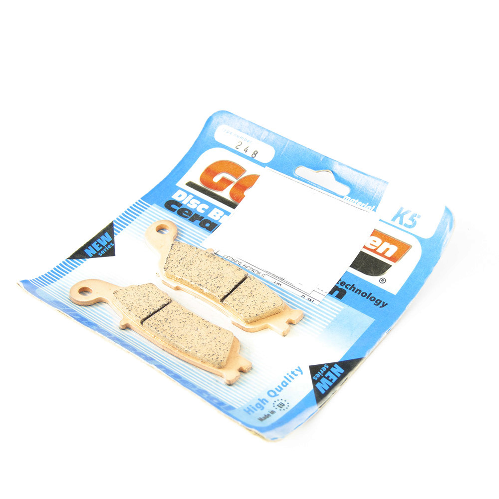 Тормозные колодки GOLD FREN K5 248  передние YAMAHA YZ 250/450 F 08-14 YZ 125/250 08-14 (FA450HH, 92