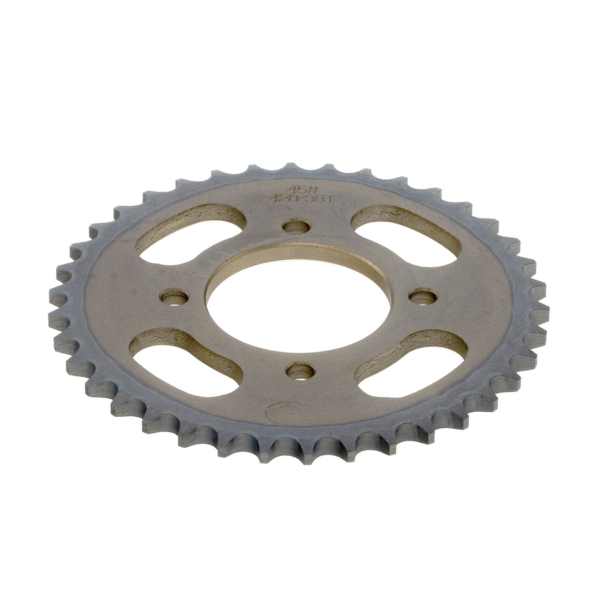 Звезда ведомая стальная 428-38T d-58mm, 4 болта крепл. L-78mm  SM-PARTS