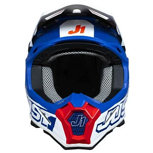 Шлем кроссовый JUST1 J22 F DYNAMO (красн/бел/син мат, L)