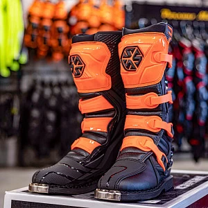 Ботинки спортивные для занятий мотокроссом SCOYCO MBM006 (оранж/черн, 41)