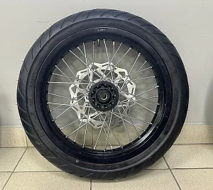 Колеса МОТАРД комп-т ZR, Sport Pro, CR-Z (диски алюм, шины110/70-17,130/70-17, зв. 520x50) ось20/25