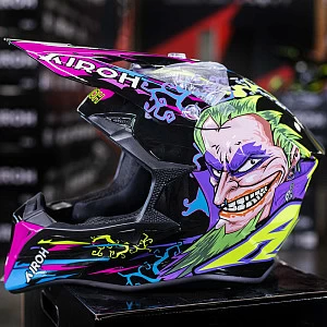 Внедорожный шлем Airoh Wraaap Music (черн глянц, XL)