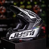 Шлем кроссовый JUST1 J22 SPEED (бел мат, L)