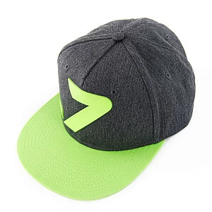 Бейсболка GR7 серая/зеленая