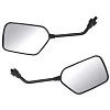 Зеркала мото (пара) SMP-006 прав. резьба M10 черные  SM-PARTS