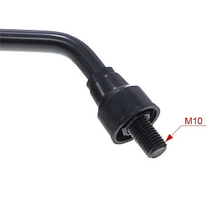 Зеркала мото (пара) SMP-006 прав. резьба M10 черные  SM-PARTS