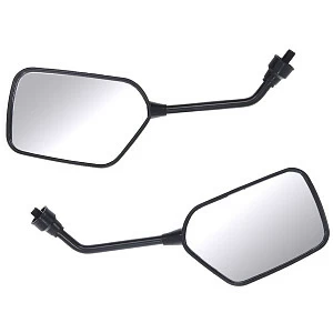 Зеркала мото (пара) SMP-006 прав. резьба M10 черные  SM-PARTS