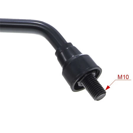 Зеркала мото (пара) SMP-006 прав. резьба M10 черные  SM-PARTS